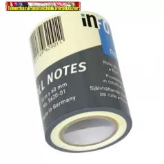   Jegyzettömb Info Notes 5620-01  öntapadós henger 60 mm x 10 m sárga