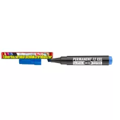   ICO Permanent 12 XXL Alkoholos marker, 1-4 mm, vágott, kék (12xxl)