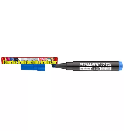 ICO Permanent 12 XXL Alkoholos marker, 1-4 mm, vágott, kék (12xxl)