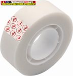   KORES Invisible ragasztószalag, írható, 19 mm x 33 m,  áttetsző
