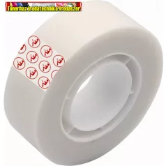  KORES Invisible ragasztószalag, írható, 19 mm x 33 m,  áttetsző