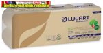    Lucart  EcoNatural 811822B Toalettpapír 2 rétegű 180 lap/tekercs havanna barna 10 tekercs/csomag