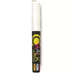 FLEXOFFICE Chalkmarker Krétamarkerek, 2,5 mm FEHÉR