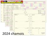   SATURNUS M311 chamois  Kalendárium betét, tervező, heti, 2024 (naptár betét)