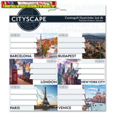 Ars Una füzetcímke 18 db-os – Cityscape - (53834829) (5993120027840)