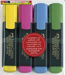 Faber-Castell Szövegkiemelő 4db-os készlet 154804 TEXTLINER