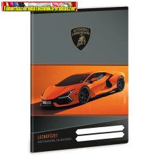 Füzet, A5, leckefüzet (A/5)  ARS UNA 32 lapos Lamborghini narancssárga