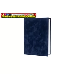 Oklevéltartó, A4, exkluzív, plüss, kék