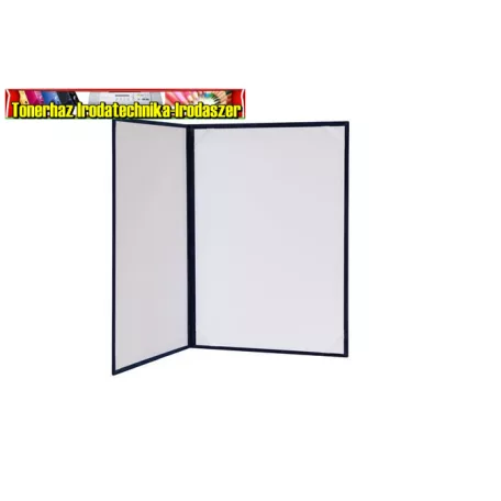 Oklevéltartó, A4, exkluzív, plüss, kék