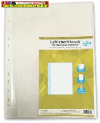 POINT Genotherm lefűzhető, A4 50 micron fényes víztiszta  100 db/csomag