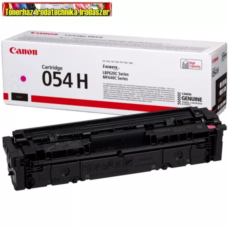 Canon EREDETI CRG054H nagy kapacitású  magenta toner 2,3K (CRG-054)
