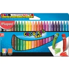 Zsírkréta, MAPED Color Peps Wax, 24 különböző szín (24db/cs)