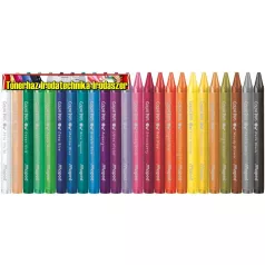   Zsírkréta, MAPED Color Peps Wax, 24 különböző szín (24db/cs)