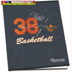  Füzet, tűzött, A5, vonalas, 52 lap, PULSE Boys (21-32) (21-52) (4-8. osztály) (margós)