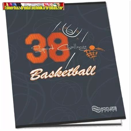 Füzet, tűzött, A5, vonalas, 52 lap, PULSE Boys (21-32) (21-52) (4-8. osztály) (margós)
