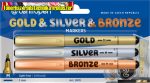   CENTROPEN FILC KÉSZLET 3DB-OS  vékony (1mm)  ARANY ÉS EZÜST ÉS BRONZ  2670 M