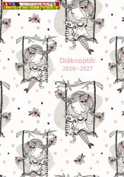 Diáknaptár, 2026/2027 tanév, B6, heti, TOPTIMER Hintázó kislány  (diák zsebkönyv)