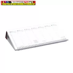 Naptár, asztali, fekvő, TOPTIMER, bordó T050
