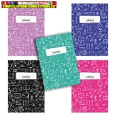 Leckefüzet pd kisalakú 40 lapos Cute Doodle vegyes