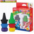 ZSÍRKRÉTA DELI 6 DB-OS COLOR KIDS - 20790 (marokkréta)