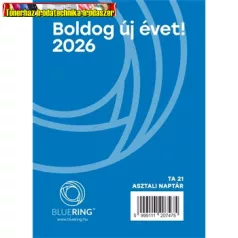 Asztali naptár TA-21 2026. Bluering (TA21,21TA)