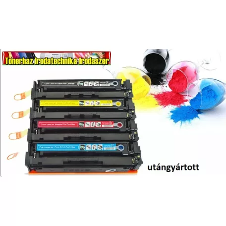 Utángyárott 203X CF540X,CF541X,CF542X,CF543X standard tonerek  HP nyomtatóhoz