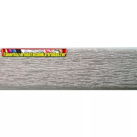 Krepp papír 50x200 cm ezüst