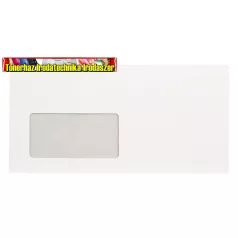   LA/4 öntapadó boríték BAL ablakos 45x90mm 1000db/doboz 110x220mm (LA4)