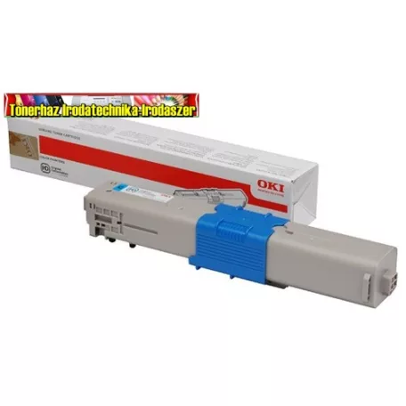 OKI 46508715 EREDETI  Lézertoner C332, MC363 nyomtatókhoz, cyan; 1,5K