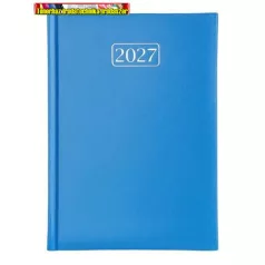   VICTORIA OFFICE Chrono határidőnapló, naptár, tervező, A5, napi, kék (2027 évi) (agenda)