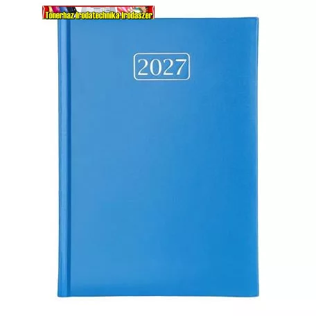 VICTORIA OFFICE Chrono határidőnapló, naptár, tervező, A5, napi, kék (2027 évi) (agenda)