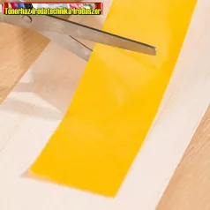   DELI  RAGASZTÓSZALAG SZÖVETES KÉTOLDALAS 45MMX20M BARNA - A623