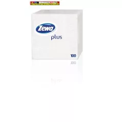 Szalvéta, 100 db-os, ZEWA, fehér