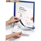 DURABLE DURAFRAME®  Infokeret A4 sötétkék (öntapadó hátlappal és mágneses előlappal) 489907