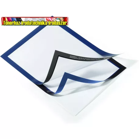 DURABLE DURAFRAME®  Infokeret A4 sötétkék (öntapadó hátlappal és mágneses előlappal) 489907