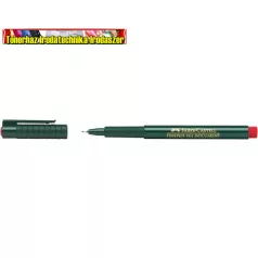 FABER-CASTELL Finepen 1511 Tűfilc, 0,4 mm,  piros