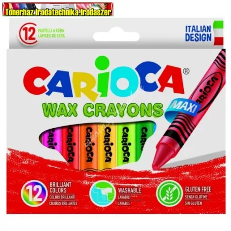 CARIOCA ZSÍRKRÉTA 12 DARABOS VASTAG (jumbo)  42369