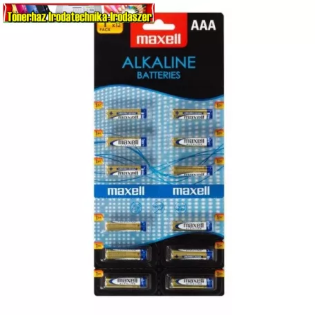 MAXELL AAA  LR03 ALKALINE MIKRÓ ELEM KARTELLA (db-ár) 