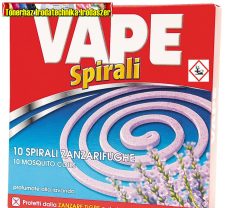 Vape rovarriasztó (szúnyog riasztó ) spirál 10 db/dob Levendula