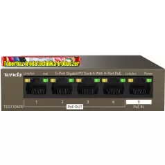   Tenda TEG1105PD 5-Port Gigabit PD Switch With 4-Port PoE Extender