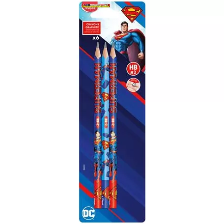 Grafitceruza, HB, háromszögletű, MAPED Superman (6 db/csg)