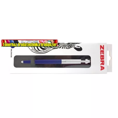 ZEBRA Golyóstoll dobozban - 901 - 0.7mm kék írásszín, kék színű tolltest