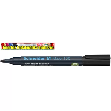 Schneider Maxx 130 alkoholos marker 1-3 mm, kupos hegyű, FEKETE