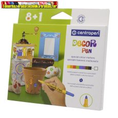 CENTROPEN Dekor marker 1,5 mm  2738 8+1-es készlet