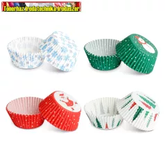 57168Z- Muffin papír szett - karácsonyi - 100 db / csomag