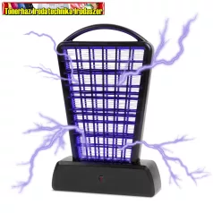   55668  Asztali UV rovarcsapda - akkumulátoros és USB-s, fekete
