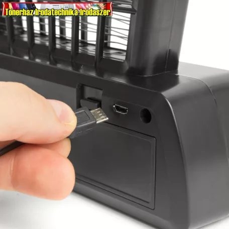 55668  Asztali UV rovarcsapda - akkumulátoros és USB-s, fekete
