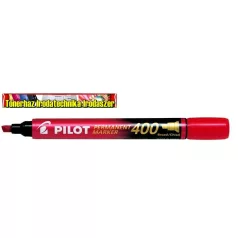   PILOT Permanent Marker 400 alkoholos vágott hegyű  filc (1,5-4mm) piros