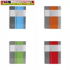   Spirálfüzet keményfedelű A/4  Marker Linear vonalas 80 lapos 
