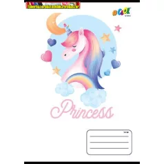   Füzet A/5 32 lapos 14-32 1.osztályos vonalas VICTORIA Princess